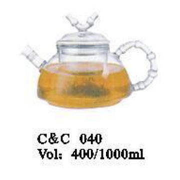 Wholesale Durable Glass Teapot with Glass Infuser Fun Tea Infuser